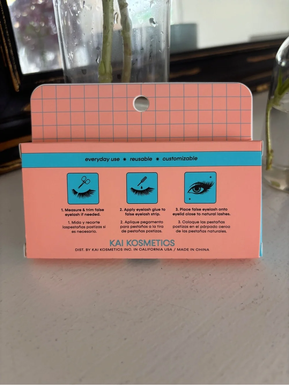 Delashcious 3D Faux Mink Lashes - Spicy Pink by Kai Kosmetics